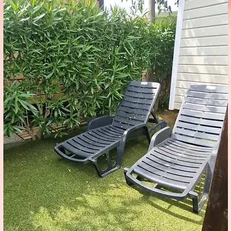 Les Sables Du Midi, Agreable Mobilhome 6 Personnes Campingplads *